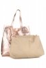Bőr táska shopper bag Vera Pelle bézs 205454